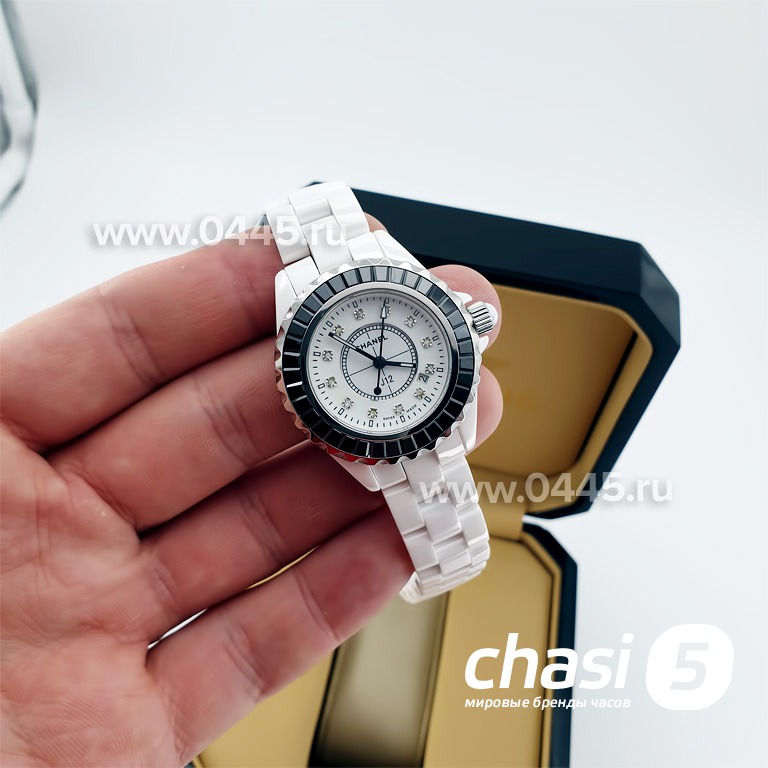 Chanel J12 Diamonds White small  (00314)