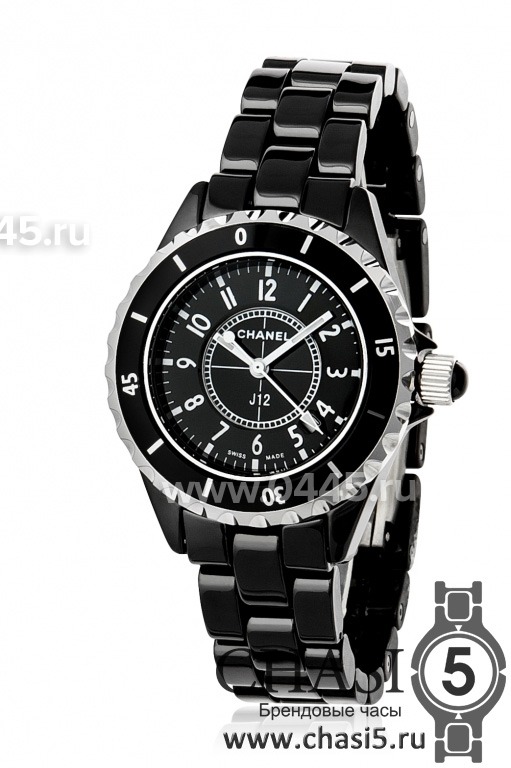 Копия часов Chanel J12 Black small (01530)