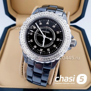 Chanel J12 Diamonds Black (14761)